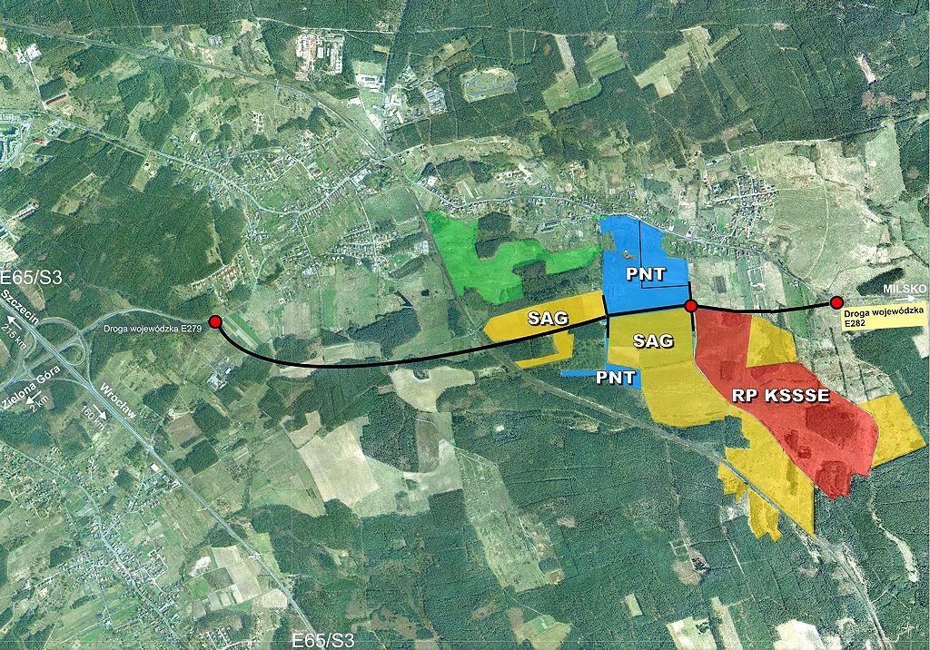 Lubuski Park Przemysłowo - Technologiczny Całkowita powierzchnia: 182,52 ha