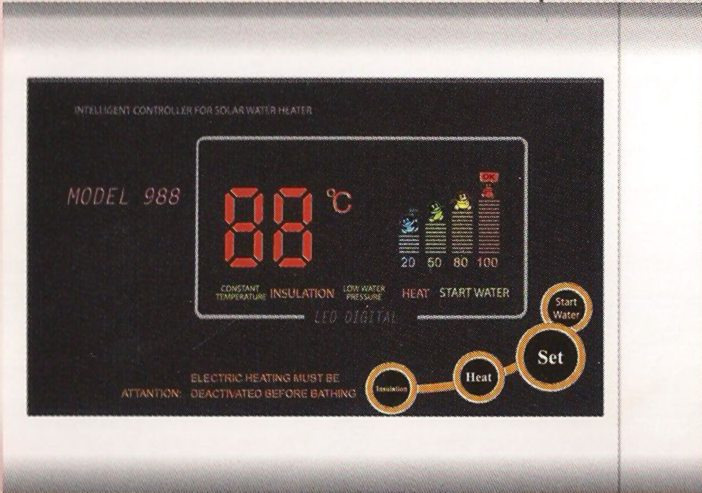 Instrukcja obsługi kontrolera YZ-988 W skład systemu wchodzą: Elektroniczny kontroler Czujnik temperatury Pro Eco Solutions Ltd.