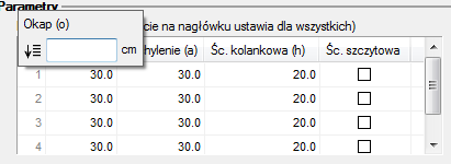 Dach Dla szybszej edycji można zmienić wartość całej kolumny, np.