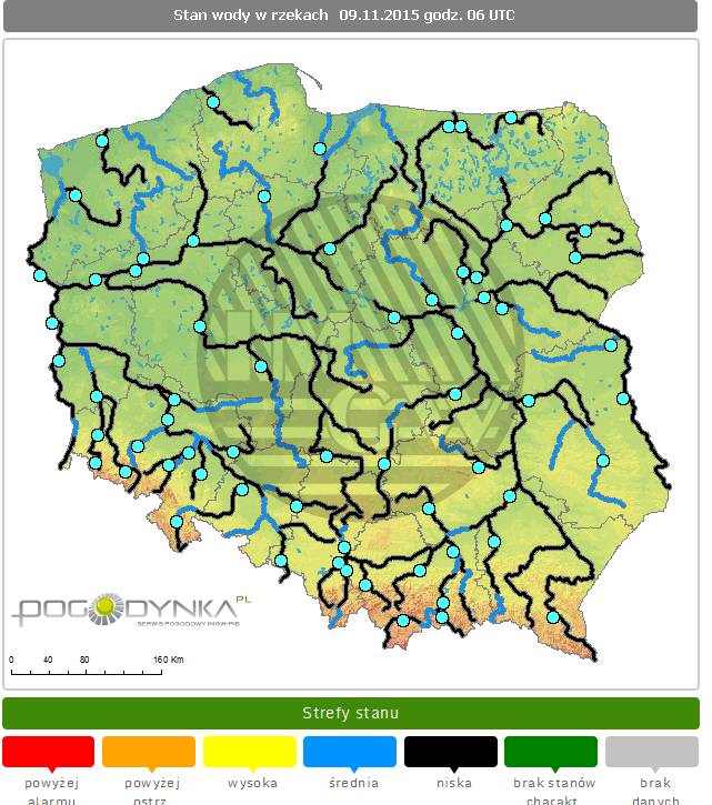 Utrudnienia na drogach Drogi krajowe Drogi wojewódzkie INFORMACJE HYDROLOGICZNO