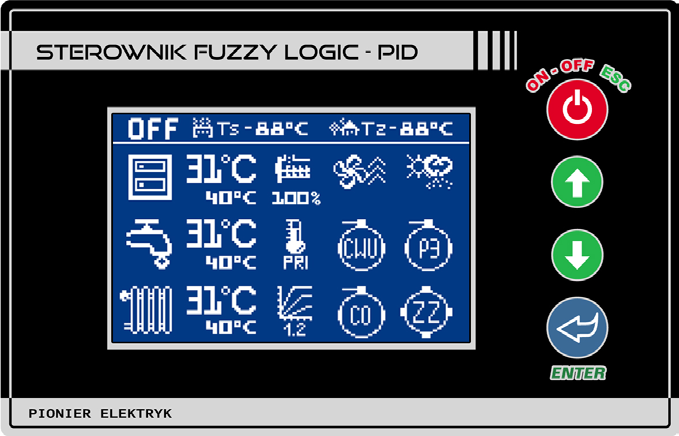 Instrukcja obsługi Fuzzy Logic 600LG RTC Regulator pracy kotła na