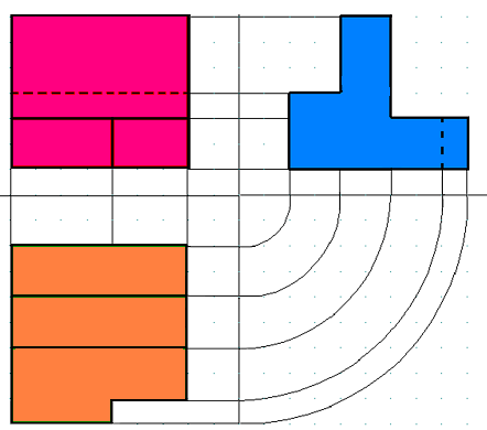 Aby przedstawić (prawidłowo) na rzutach prostokątnych dowolny przedmiot należy: 3 Patrząc po kolei z każdej ze stron - poprowadzić z każdego widocznego punktu linię prostopadłą do rzutni 4