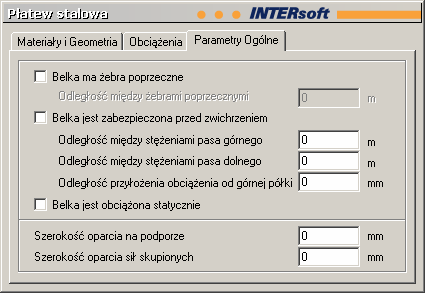 Siła skupiona P1 P1 P1ch [kn] [kn] Obliczeniowa wartość siły skupionej P1. Charakterystyczna wartość skupionej P1ch.