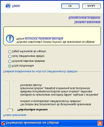 Zapobieganie infekcji wirusowej 39 Pytaj użytkownika - program zapyta użytkownika o rodzaj akcji podejmowanej na obiektach w trakcie skanowania.