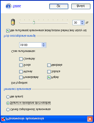 W celu zaplanowania automatycznego uruchamiania pełnego skanowania: 1. Należy kliknąć odsyłacz Ustawienia skanowania na żądanie znajdujący się w lewej sekcji zakładki Ustawienia (patrz Rysunek 4). 2.