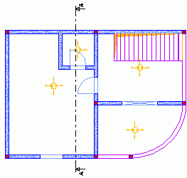 Przykład 2: Tworzenie planu kondygnacji Dla każdej kondygnacji można wygenerować plan kondygnacji.