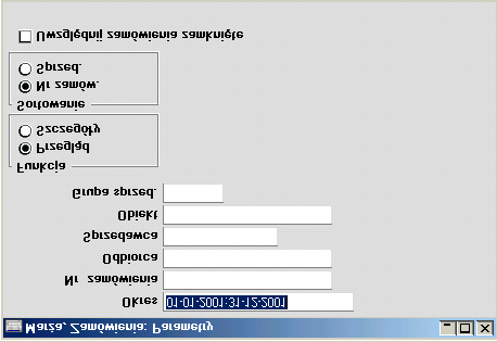 Grupa sprzedaży Aby wyświetlić raport zawierający Zamówienia lub/i Oferty wystawione dla konkretnej grupy sprzedaży w tym polu należy podać jej kod.