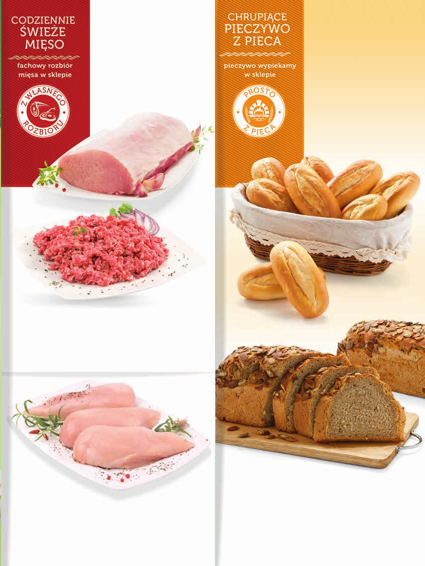 TYLKO 8-11 stycznia od czwartku do niedzieli 13 99 schab bez kości* 0 39 0,59 PALUCH REVA 50 g, 0,78 zł / 100 g 33% TYLKO 12-14 stycznia od poniedziałku do środy 9 99 mięso