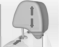 38 Fotele, elementy bezpieczeństwa Zagłówki przednich foteli Dostępne są dwa różne typy zagłówków foteli przednich zależnie od wyposażenia pojazdu: Regulacja wysokości i odległości Tylko regulacja