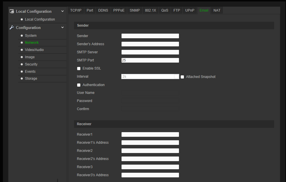 Aby zdefiniować parametry UPnP: 1. Na pasku narzędzi menu kliknij opcje Configuration (Konfiguracja) > Network (Sieć) > UPnP. 2. Zaznacz pole wyboru, aby włączyć opcję UPnP.