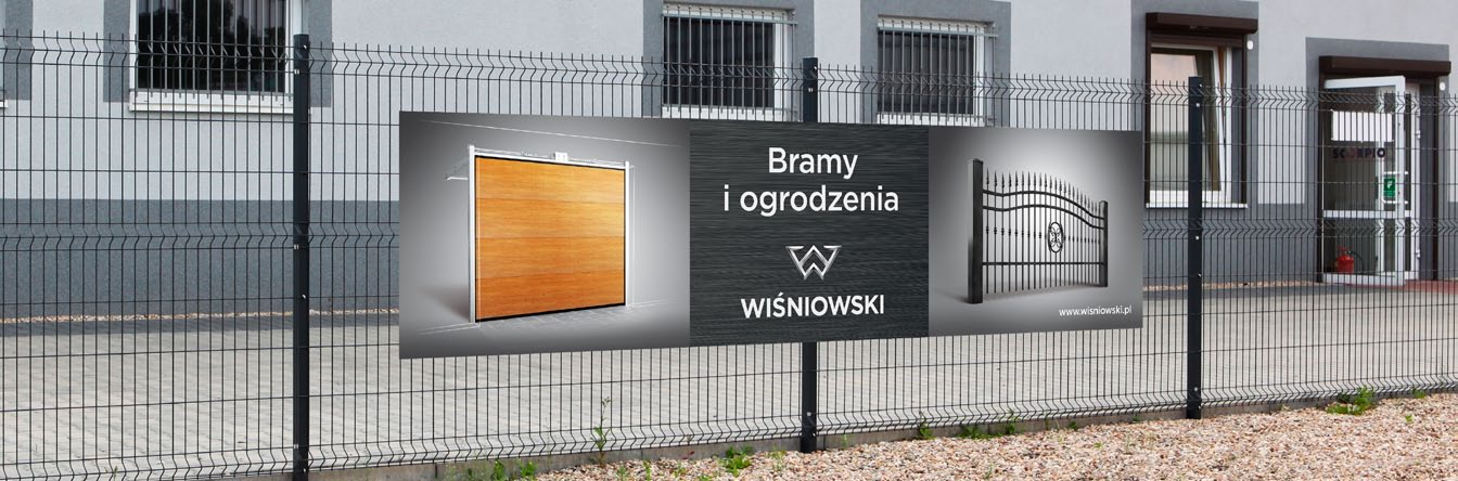 Banery Standardowe (wewnętrzne i zewnętrzne) Baner: Bramy i