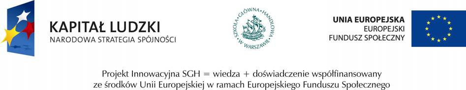 Materiał dla studentów Wprowadzenie do modeli ARMA/ARIMA (na przykładzie zwrotów z instrumentów finansowych) (studium przypadku) Nazwa przedmiotu: ekonometria finansowa I (22204), analiza szeregów