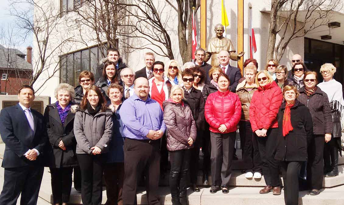 Credit Union Roncesvalles Branch - 2015 April 2nd, 2015 - the day of the death of Saint John Paul II, is civilly recognized