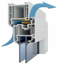 MACO WENTYLACJA Okna nabierają oddechu W każdej chwili możliwa regulacja dzięki przełączeniu aktywny/ nieaktywny Zabezpieczenie przez przeciągiem Montaż we wrębie okna Uregulowana wymiana powietrza