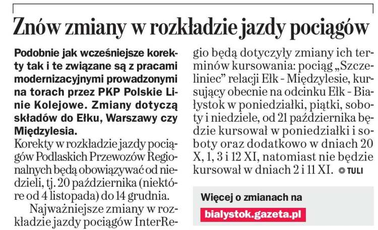 GAZETA WYBORCZA - BIAŁYSTOK