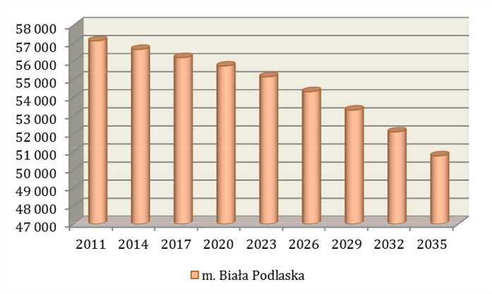 Źródło: Zintegrowana Strategia Rozwoju Miejskiego Obszaru Funkcjonalnego Miasta Biała Podlaska