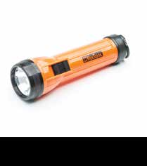 L-PM520 INDUSTRIAL Latarka polipropylenowa LED Polypropylene LED torch 1Watt LED 30 lm 1 x 1W LED półblister 24/288 2 x AA 36 g 155