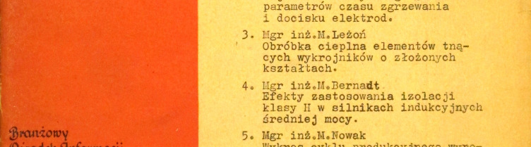 W roku 1975 OBRME Ema- Komel zmienił ponownie nazwę na Branżowy Ośrodek Badawczo - Rozwojowy Maszyn Elektrycznych (BOBRME), do której w roku 1982 dodano Komel.