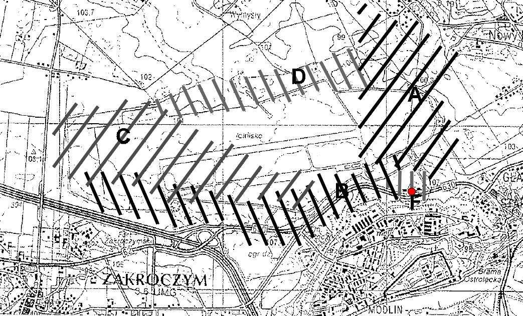 3. Kierunek południowy/południowo-zachodni (S/SW).