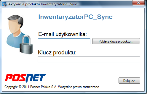 powinien uruchomić aplikację w trybie administratora w celu dokonania rejestracji aplikacji.