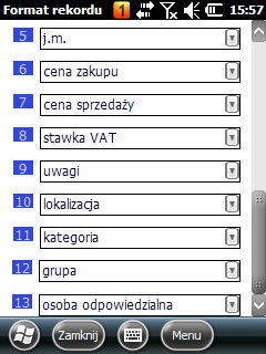 61 Przy konfiguracji formatu eksportu mamy możliwość wybrania czy pola cena sprzedaży, cena