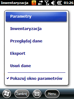 Plik jest od tego momentu dostępny na liście wyeksportowanych plików inwentaryzacyjnych z głównego