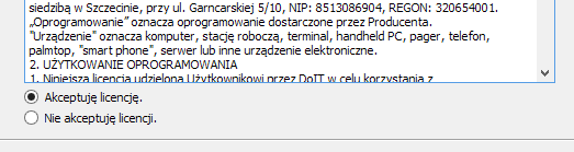 Kreator instalacji Kolejnym krokiem jest wybór katalogu, w którym zostanie zainstalowana aplikacja. Obraz 2.