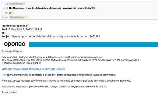 Generator linku Możliwość wygenerowania transakcji z poziomu panelu partnera,