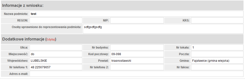 realizowanych lub planowanych przedsięwzięć. 9.