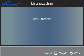 Lista urządzeń 1. Nacisnąć przycisk [TOOLS]. Naciśnij przycisk [ ], aby wybrać opcję <Anynet+ (HDMI-CEC)>. 2.