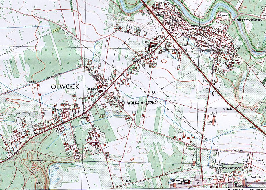 MAPA obraz kartograficzny BDOT ATKIS Powiedz mi, a