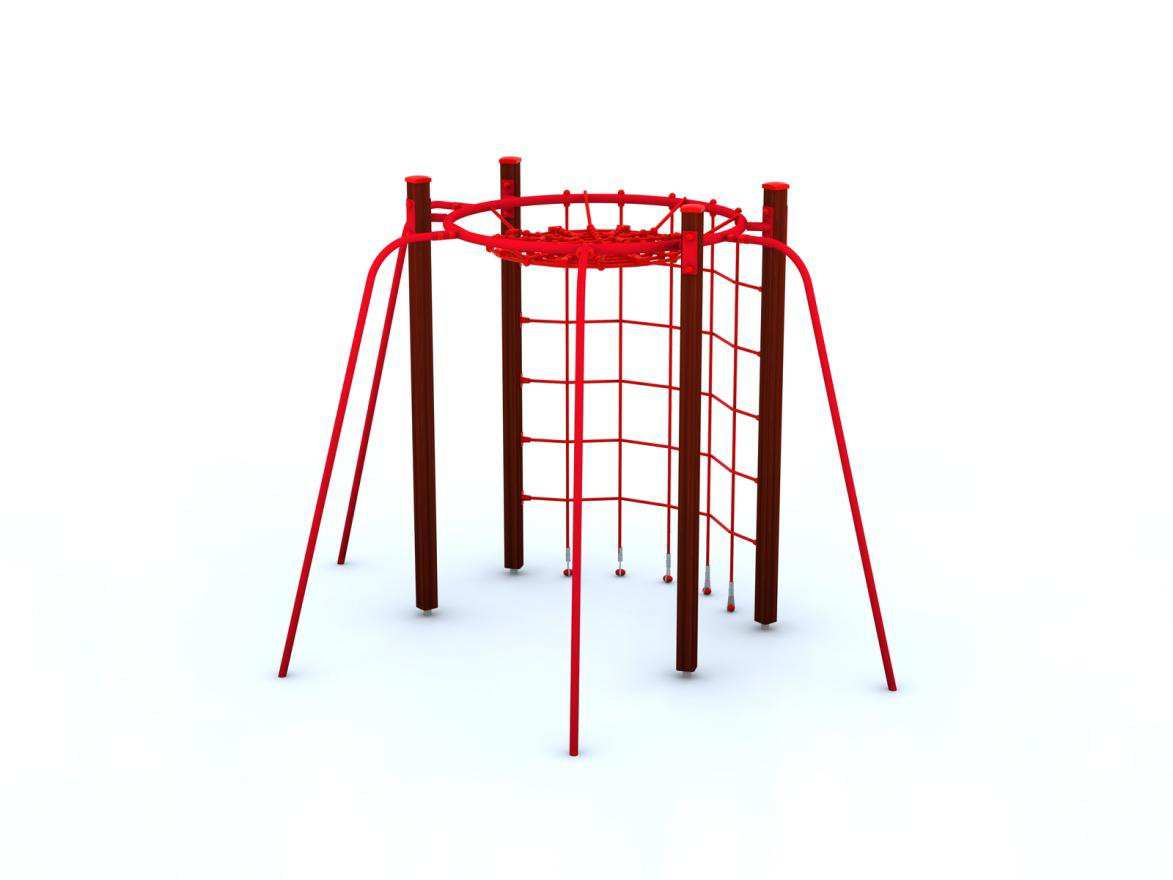 WIELOK T SPRAWNOŚCIOWY DANE TECHNICZNE: Sugerowana grupa wiekowa +6 lat Rzut urządzenia wraz ze strefą funkcjonalną Wymiary urządzenia: 2,25m x 3,44m Wysokość urządzenia: ~2,31m Strefa