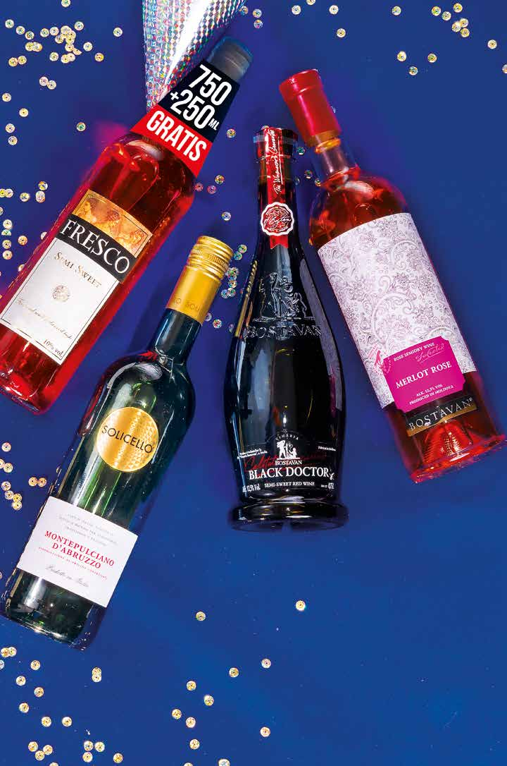 10 59 Wino Fresco + 250 ml gratis rodzaj: białe, różowe, czerwone półsłodkie kraj: Polska 13 99 12 49 Oszczędzasz 1,50 zł Wino Bostavan Fleur Selection rodzaj: białe, czerwone, różowe półsłodkie