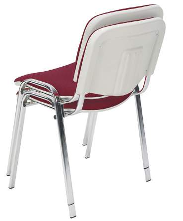 D Link łączenie krzeseł w rzędy za pomocą metalowych nakładek w kolorze ramy krzesła (nie dotyczy wersji ARM).