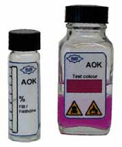 Zestaw do badania kwasowości serii AOK Cechy Szybki i łatwy w użyciu zestaw probierczy Uniwersalny zestaw do badania kwasowości do stosowania ze wszystkimi olejami: mineralnymi, poliestrowymi itp.