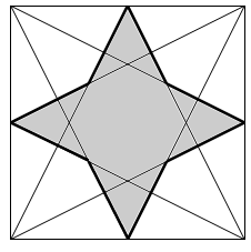 25. ABCD jest kwadratem, E i F są środkami boków AD i AB. Jeśli pole trójkąta DEG wynosi 1, to pole kwadratu ABCD jest równe D C E G A F B (A) 14 (B) 12 (C) 16 (D) 18 (E) 20 26.