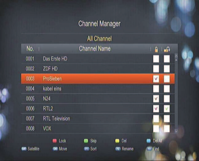 All settings and channels will be deleted. (1)