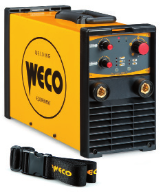 Discovery 200 S Poręczna 3-fazowa spawarka do elektrody otulonej 3x400Vac Discovery 200S is a compact and portable 3 Phase Inverter Power Source for MMA and TIG DC welding applications with excellent