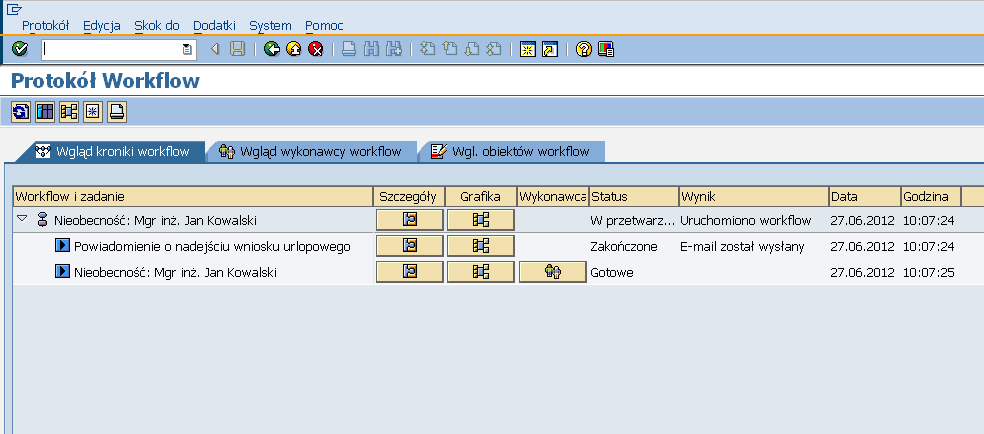 Wybór pozycji roboczej (1 wpis) 20.