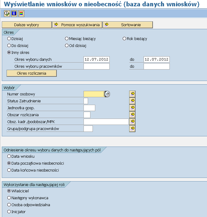 7. Wypełnij poniższe pole w odpowiedni sposób: Nazwa pola R/O/C Opis Numer osobowy R Numer osobowy numer