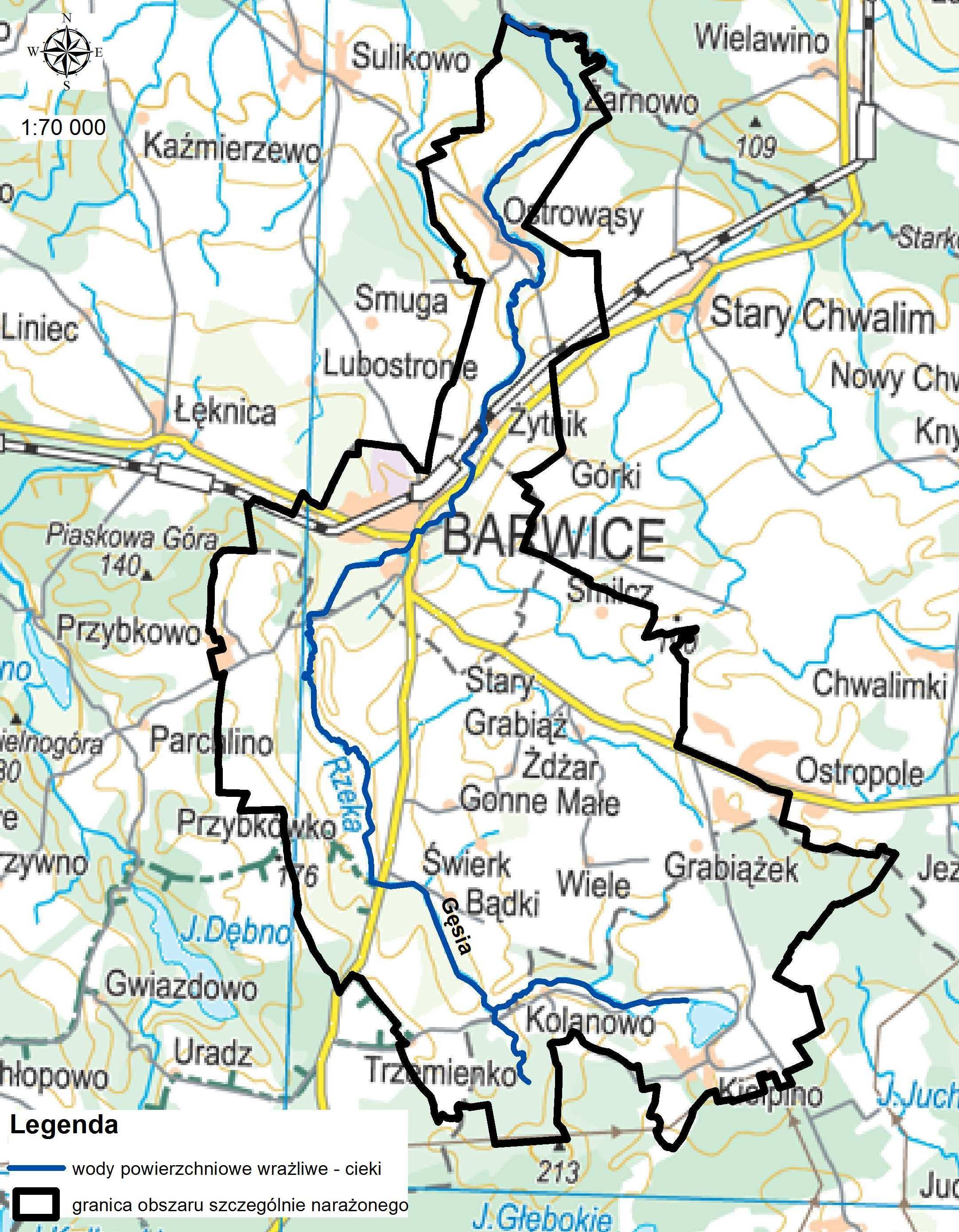 Załącznik Nr 6 do Rozporządzenia Nr 5/2015 Mapa poglądowa wód