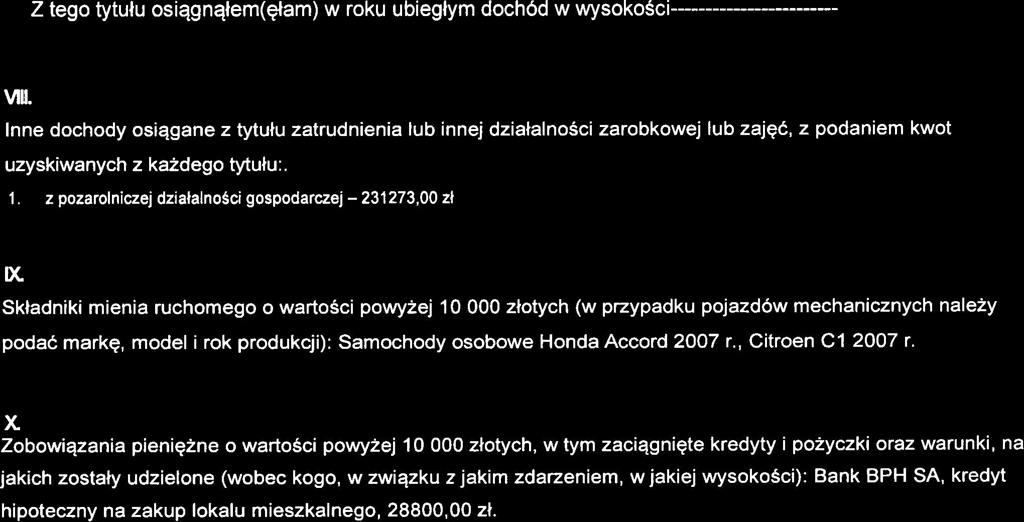 W fundacjach prowadzqcych dzialalno66 gospodarczq: nie dotyczy - jestem czlonkiem zazqdu (od kiedy): nie dotyczy - jestem czlonkiem rady nadzorczej {od kiedy): nie dotyczy - jestem czlonkiem komisji