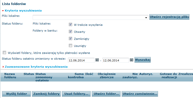 Przyciski Na dole strony często znajdują się przyciski, które prowadzą do kolejnych funkcji.