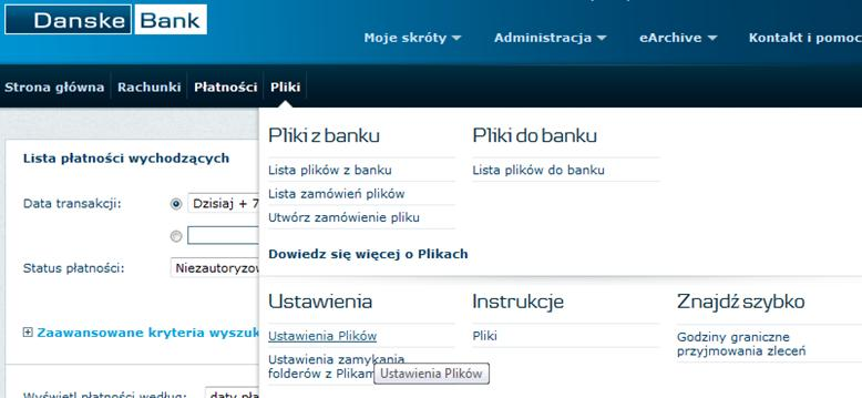 Zapisz i autoryzuj płatności w folderze Automatyczne zamykanie folderów.