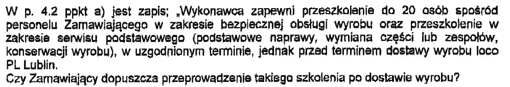 Pług nie będzie poruszać się po drogach publicznych.