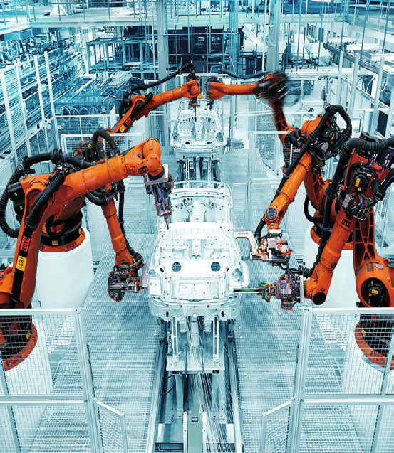 1 Platforma SIEMENS 2 Platforma LENZE Robotyzacja stanowisk Roboty przemysłowe to precyzja, ciągłość, powtarzalność oraz bezpieczeństwo wykonywanych operacji.