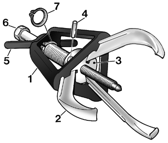 Ściągacze mechaniczne typu Posi Lock Ściągacze zewnętrzne typu Posi Lock 1 Chroniony patentem system prowadnic ramion w postaci klatki zabezpieczającej 2 Trwałe, wykuwane matrycowo ramiona zapewniają