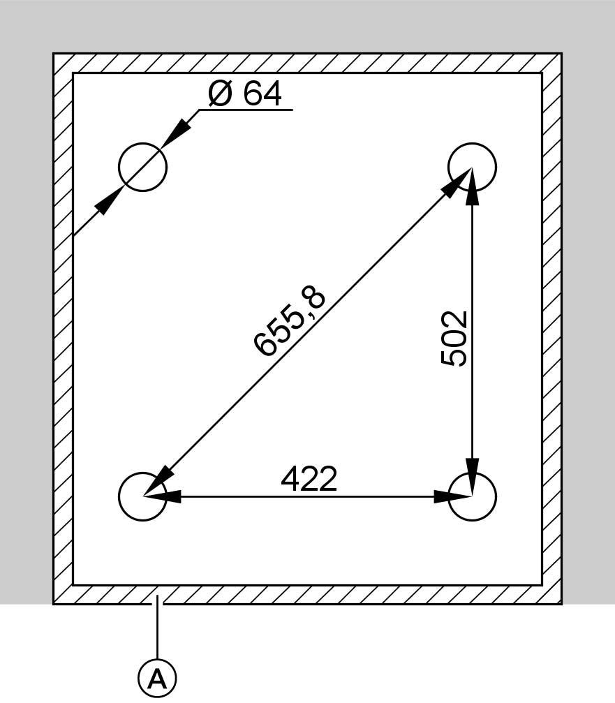 Wymiary konsoli przyłączeniowej (wyposażenie dodatkowe) 2 HR Powrót instalacji grzewczej HV Zasilanie instalacji grzewczej KW Zimna woda RL Powrót instalacji solarnej VL Zasilanie instalacji solarnej