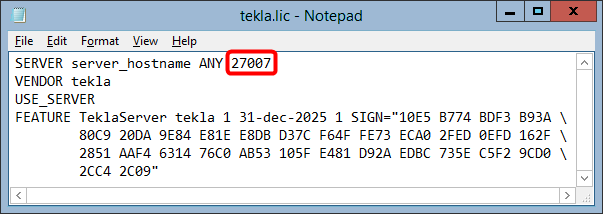 Nazwę hosta serwera licencyjnego można sprawdzić przy użyciu aplikacji LMTOOLS na zakładce System Settings.