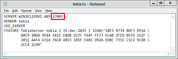 exe, wprowadź numer portu TCP/IP na końcu wiersza SERVER. Instalacja z wybraną opcją Automatycznie powoduje ustawienie portu 27007. 4.